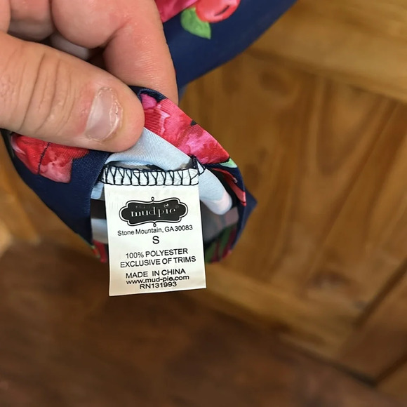 Mudpie Navy Rose dress - Picture 5 of 5